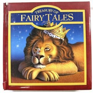 Treasury of Fairy Tales 2002 Padded Hardcover Gold Binding